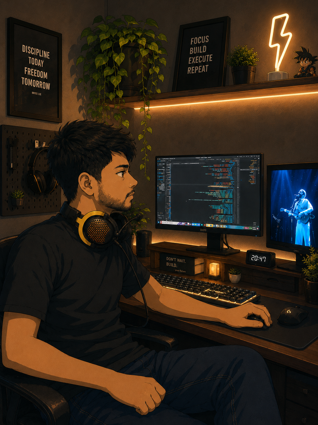 Developer at work